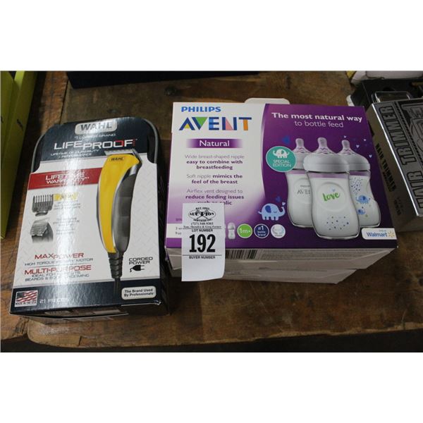 Lifeproof Percision Shaver, Philips Baby Bottles