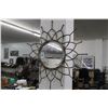 Image 1 : Sun Burst Metal Framed Mirror - No Shipping