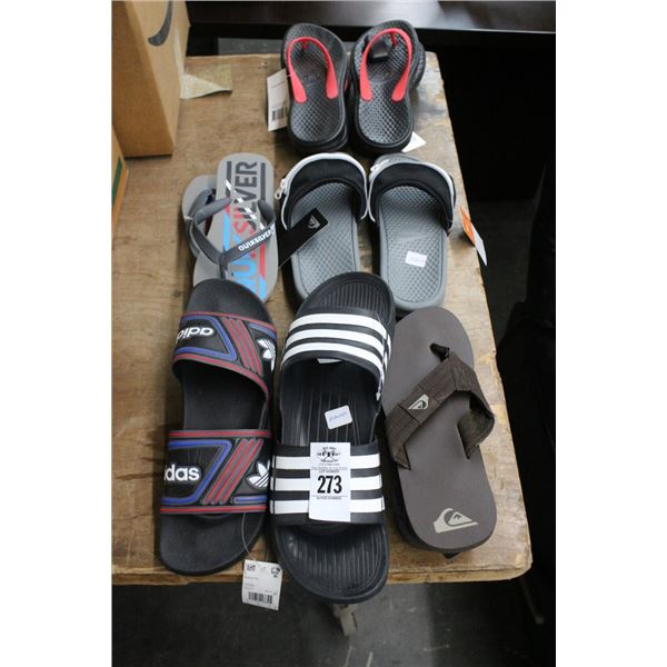 7-Men's Large Size 8 Flip Flop - 7 X $