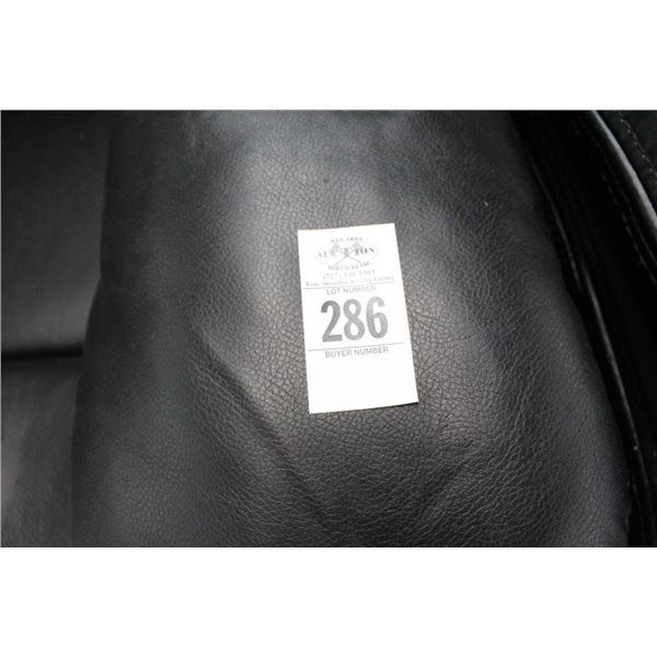2-Black Leather Power Rocker Recliner - 2 X $