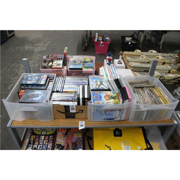 Asst. DVD Movies, Souvenir Programs