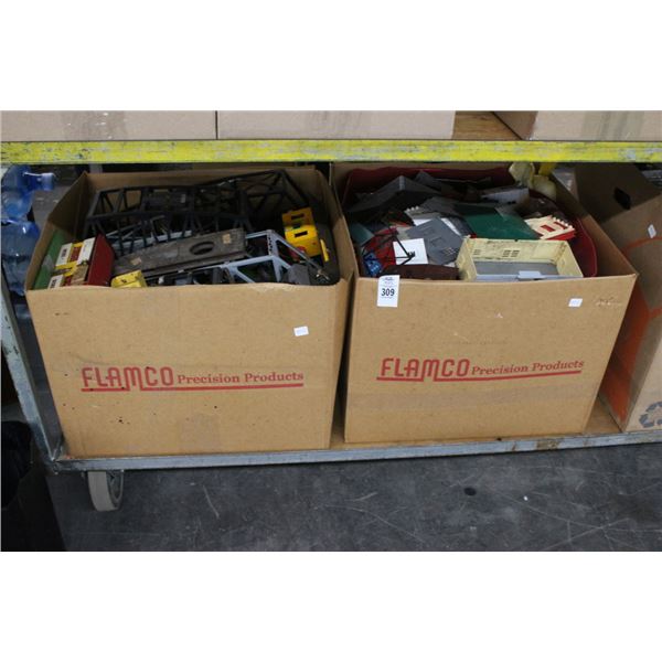 Large Boxes 2 w/Asst. Train Track Accessories