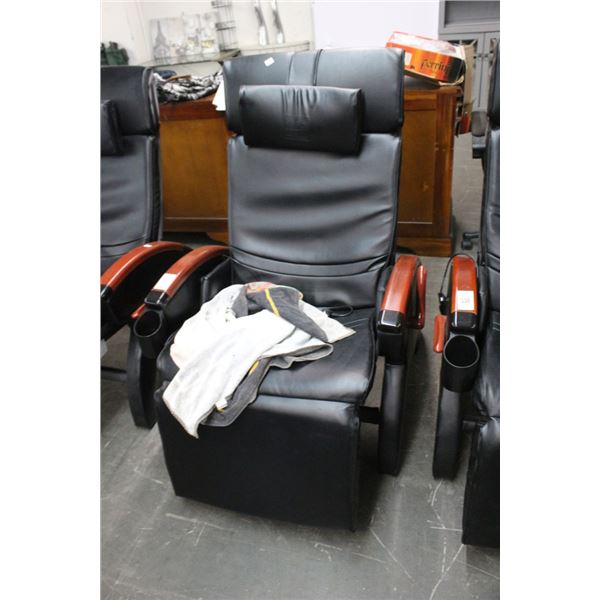 Distressed Massaging Heated Inversion Recliner