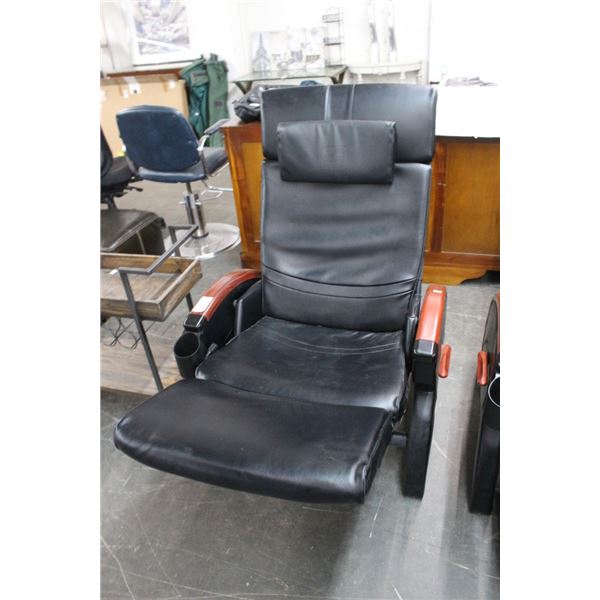 Distressed Heated Inversion Massaging Recliner