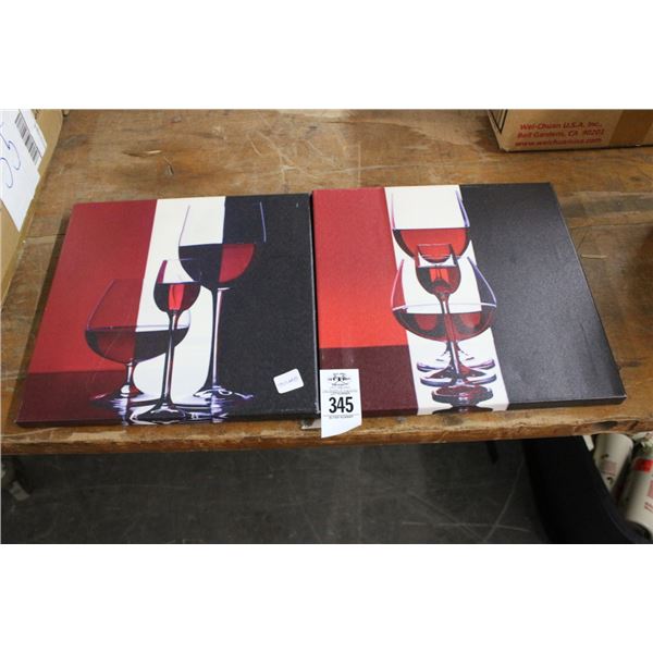 Oil On Canvas Wine Art - 2