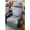 Image 1 : Lifesmart Massaging Recliner Gray Leather