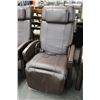 Image 1 : Lifesmart Brown Leather Massaging Recliner