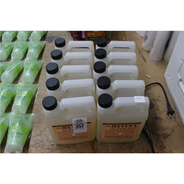 10-Myers Clean Day Hand Soap - 10 X $