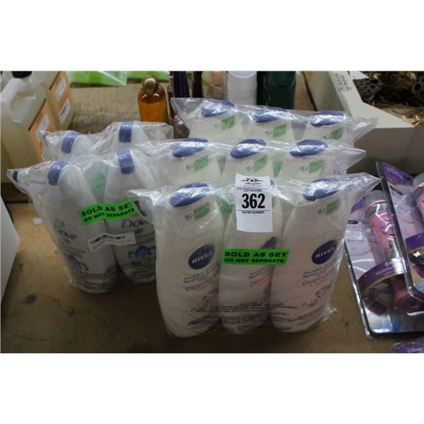 Nieva Lotions 9, Dove Moisturizer 4