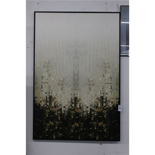 Oil On Canvas Abstract Wall Art - 3'  X  5'