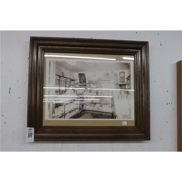 Framed Vintage Cigar Store Photo
