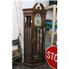 Image 1 : Howard Miller Curio Cabinet Grandfather Clock - Missing Shelves/Pendulum Finnal/Panes