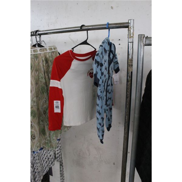 Child Animal PJ's, Long Sleeve Shirt