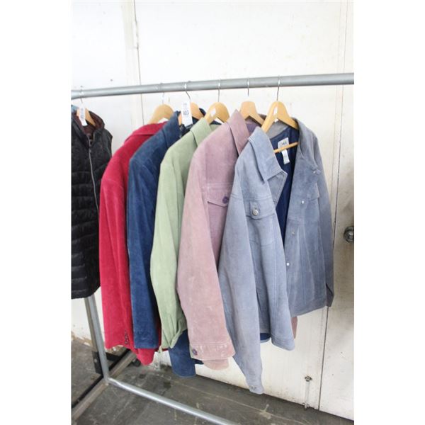 5-Colored Leather Jacket - 5 X $