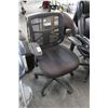 Image 1 : Black Cloth Secretarial Armchair