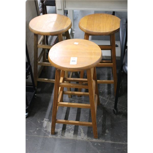 Wood Stools 3