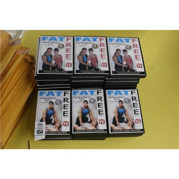 Tony Little Fat Free Instructual DVD's