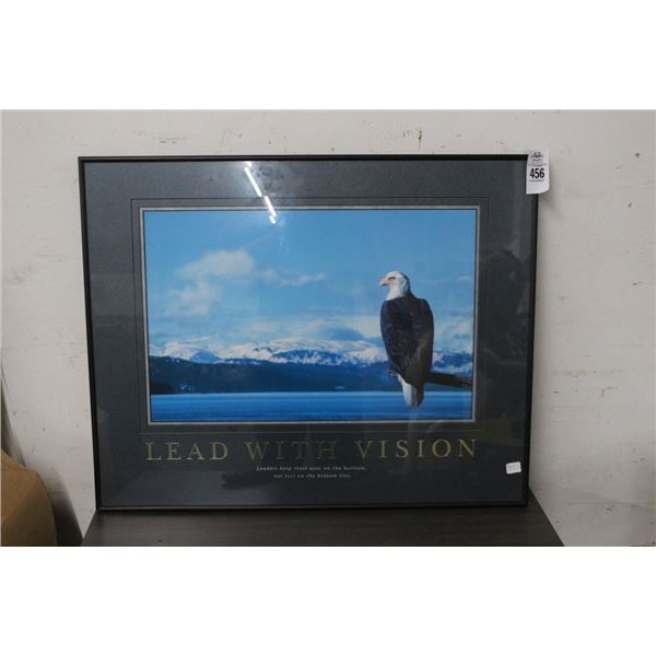 Lead w/Vision Framed Wall Inspiration