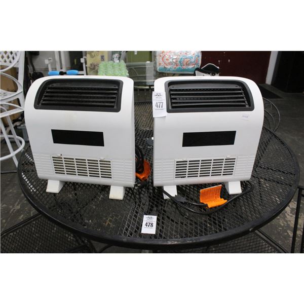 Infrared Space Heaters - Pair