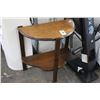 Image 1 : Oak Half Moon Small Table