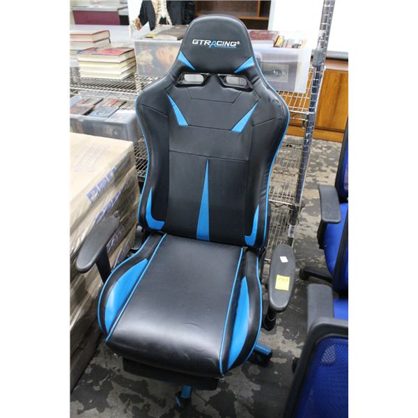 GT Racing Blue/Black Gaming Chair