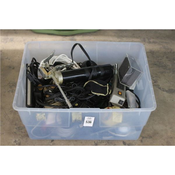 Grease Gun, Timer, Asst. Electronics, Home Goods