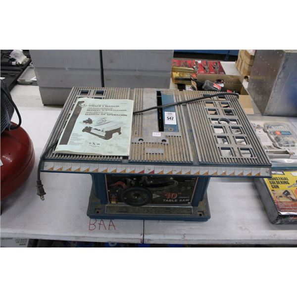 Champion  10"  Table Saw