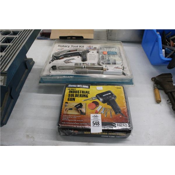 Rotary Tool Kit, Solder Gun - New in Wrapper