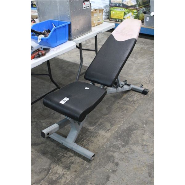 Bow Flex Exercise Bench