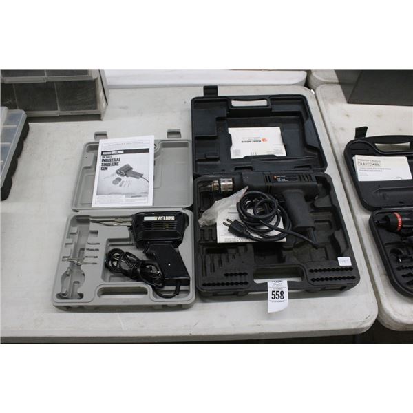 B & D Electric Drill, Solder Gun