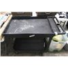 Image 1 : Black Plastic 2 Tier Storage Cart