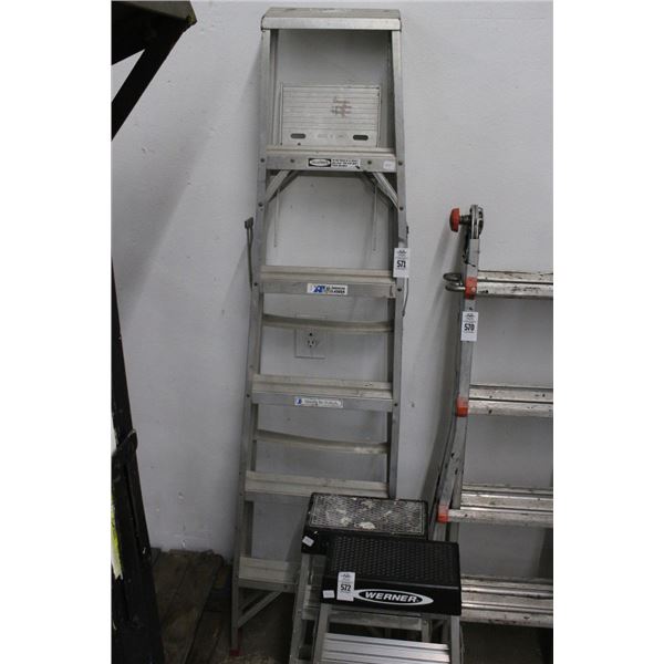 Alum.  6'  Stepladder