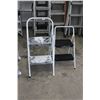 Image 1 : White 2 Step Stools - 2