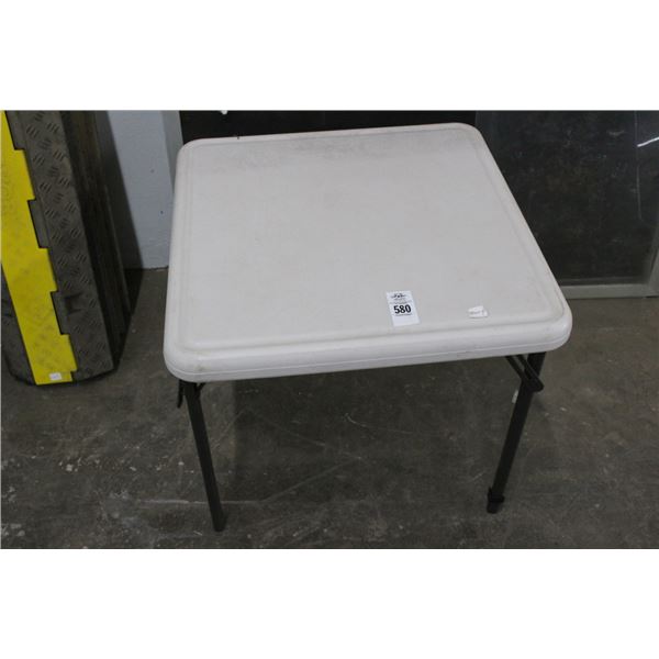 Lifetime Plastic Small Folding Table
