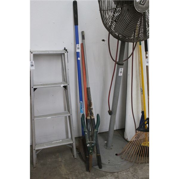 Garden Hoe, Shovel, Loppers