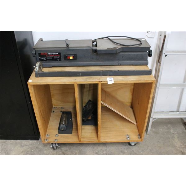 Craftsman 6"/8"  Jointer Planer w/Rolling Cabinet