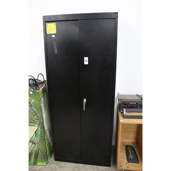 Black Metal Storage Cabinet