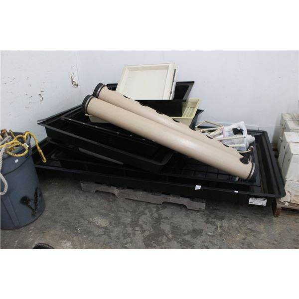 Large Plastic Trough For Hydroponic Growing Tubing