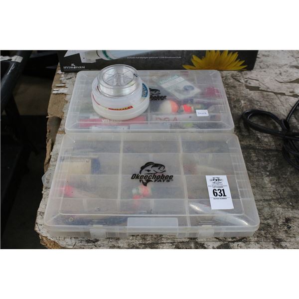Parts Bin w/Asst. Tackle/Lures - 2