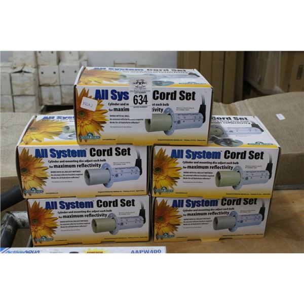 5-All System Cord Set - 5 X $