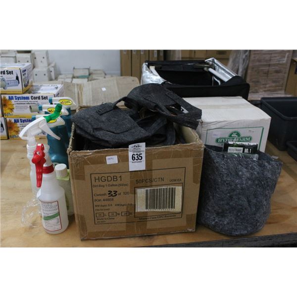 Dirt Bag Planting Pots, Moss, Cleaner, Insulated Air Duct, Ready Root Packs