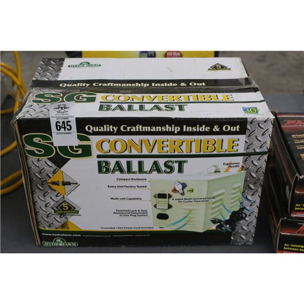 Hydrofarm SG  Convertible Ballist Vent