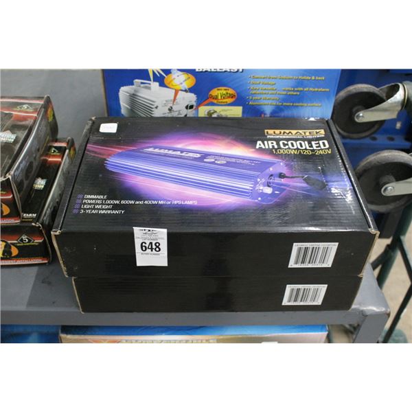 2-Lumitek Air Cool Dimmable Ballist - 2 X $