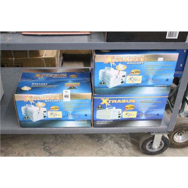 3-Extra Sun Dual Voltage Large Ballist - 3 X $
