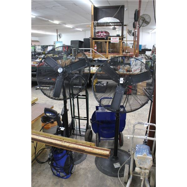 2-CM Pedestal Fans - 2 X $