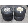 Image 1 : Lawn Equip. Tires/Rims - Set of 4