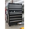 Image 1 : Husky Black Stack Rolling 12 Compartment Locking Toolbox w/Keys