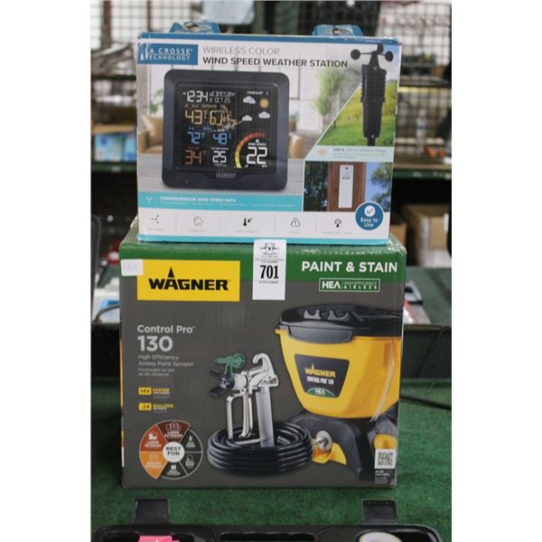 Windspeed Digital Weather Station, Wagner Paint Sprayer