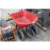 Image 1 : Red Dually Wheelbarrow