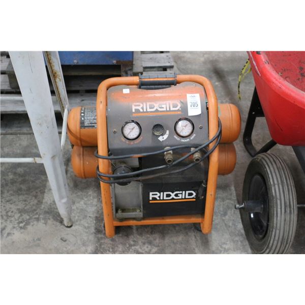 Ridgid Twin Cylinder Portable Air Compressor
